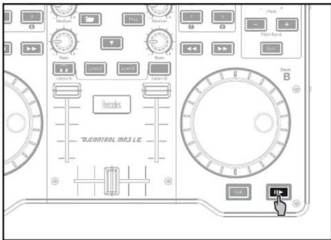 HERCULES DjControl Glow - - Préé-couper un morceau - 4