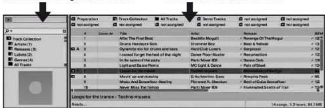 HERCULES DJConsole RMX2 - Navigation dans l'interface de Traktor LE 2 - 1