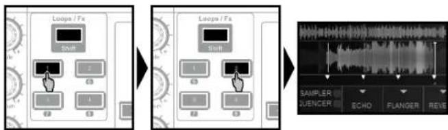 HERCULES DJ Control MP3 LE - Créer et jouer une boucle à partir d'un morceau chargé et en cours de lecture. - 2