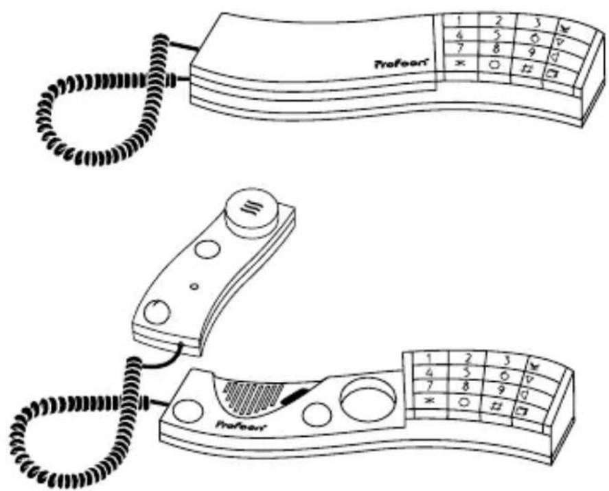 PROFOON TX525 - GEBRUIKSAANWIJZING MODE D'EMPLOI USERS MANUAL GEBRAUCHSANWEISUNG - 1