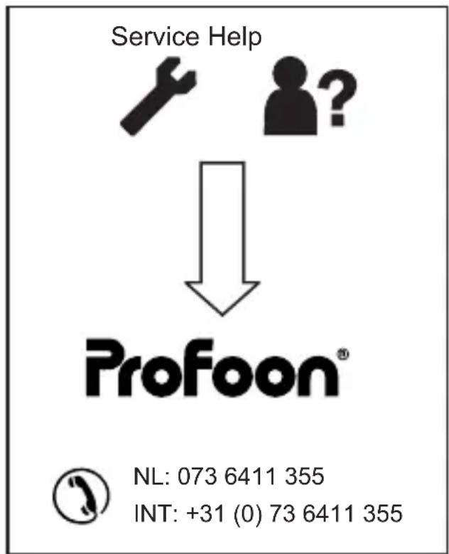 PROFOON TX117 - DIE GARANTIE ENTFALLT: - 1
