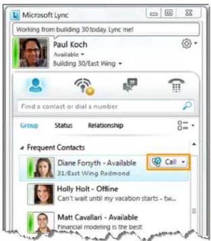 POLYCOM CX600 - Pour appeler depuis microsoft sync sur votre ordinateur : - 2