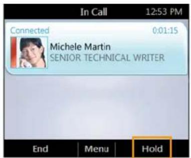 POLYCOM CX600 - Permettre un appel en attente - 1