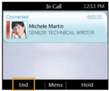 POLYCOM CX600 - Pour effectuer un nouvel appel et placer l'appel actif en attente : - 2