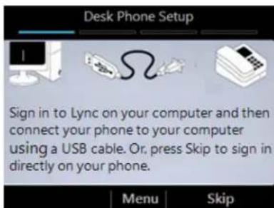 POLYCOM CX600 - Se connecter avec microsoft lync - 1