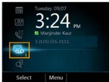 POLYCOM CX600 - Pour consulter vos messages vocaux : - 1
