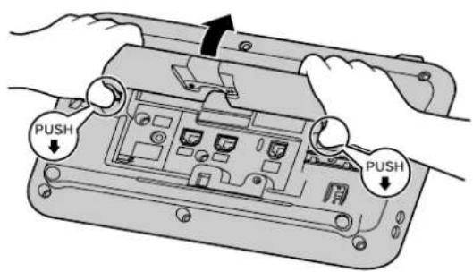 PANASONIC KXUT248 - Ajuster de la position haute vers la position basse (KX-UT133/KX-UT136/KX-UT248 uniquement) - 2
