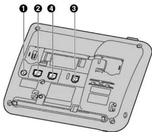PANASONIC KXUT248 - Vue inférieure - 2