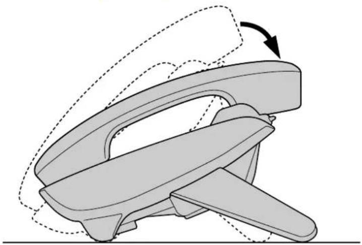 PANASONIC KXUT248 - Ajuster de la position haute vers la position basse (KX-UT133/KX-UT136/KX-UT248 uniquement) - 1