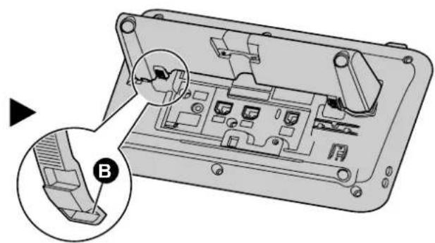 PANASONIC KXUT248 - Ajuster de la position haute vers la position basse (KX-UT133/KX-UT136/KX-UT248 uniquement) - 3