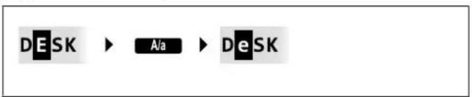 PANASONIC KXUT248 - Modifier le texte saisi - 3