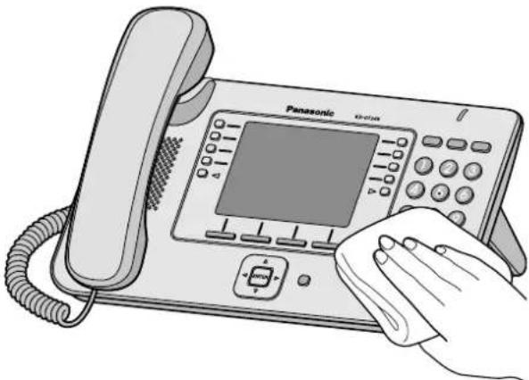 PANASONIC KXUT248 - Nettoyage du téléphone - 1