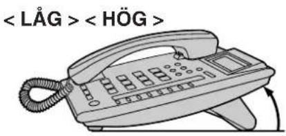 PANASONIC KXT7668 - Lutningsvinkel - 1