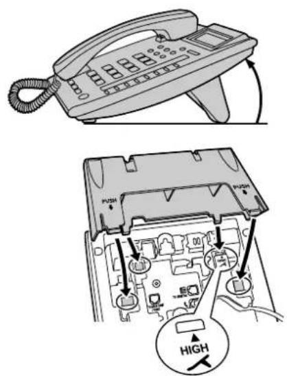 PANASONIC KXT7668 - Ángulo de Inclinação - 2