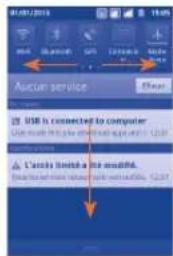 ALCATEL 4010 - Panneau de notification - 1
