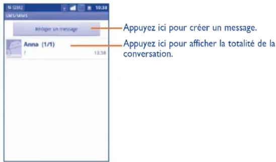 ALCATEL 4010 - Rédiger un message4.1.1 - 1