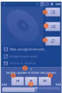 ALCATEL 4010 - Écouter de la musique7.4.1 - 1