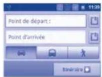 ALCATEL 4010 - Obtenir des suggestions d'itinéraires pour votre 8.4.1 déplacement - 1