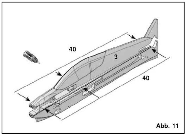 MULTIPLEX Kit ParkMaster 3D - The transmitter is used to operate the control surfaces as follows: - 12