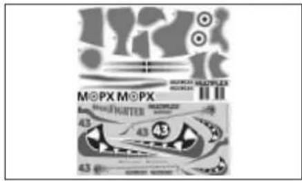 MULTIPLEX Kit DogFighter - Listede pieces DogFighter - 3