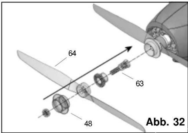 MULTIPLEX Kit DogFighter - Anleitungen fur RR - 32