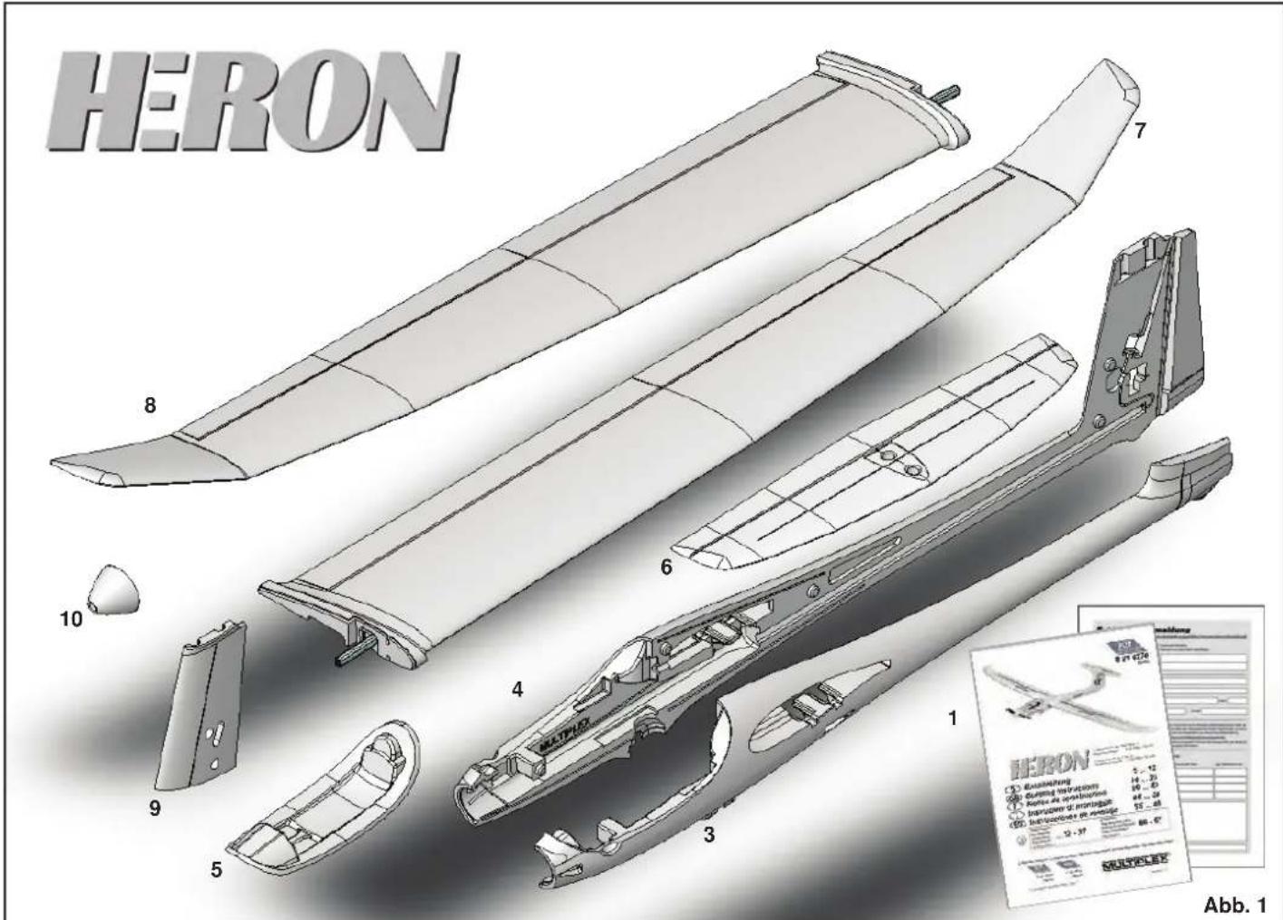 MULTIPLEX Heron - Renforcer et libreer les ailerons + flaps - 1
