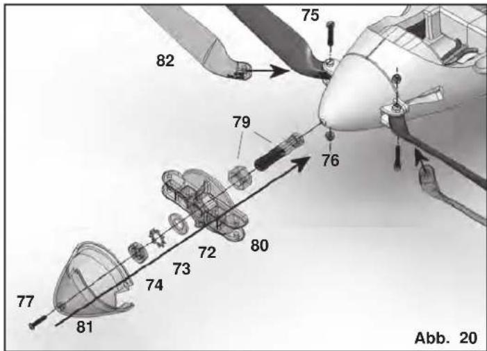 MULTIPLEX Heron - Renforcer et libreer les ailerons + flaps - 19