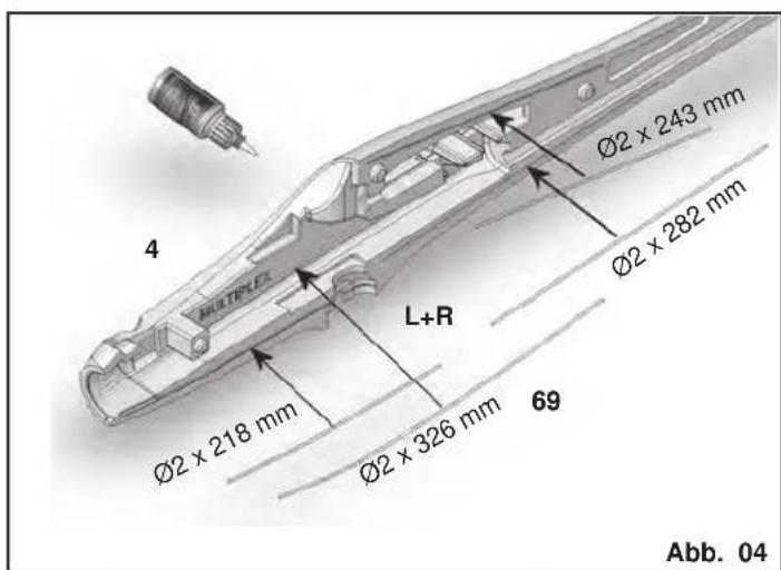 MULTIPLEX Heron - Renforcer et libreer les ailerons + flaps - 4