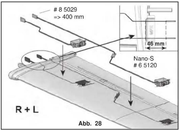 MULTIPLEX Heron - Renforcer et libreer les ailerons + flaps - 27