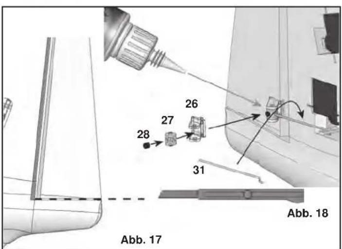 MULTIPLEX Heron - Renforcer et libreer les ailerons + flaps - 17