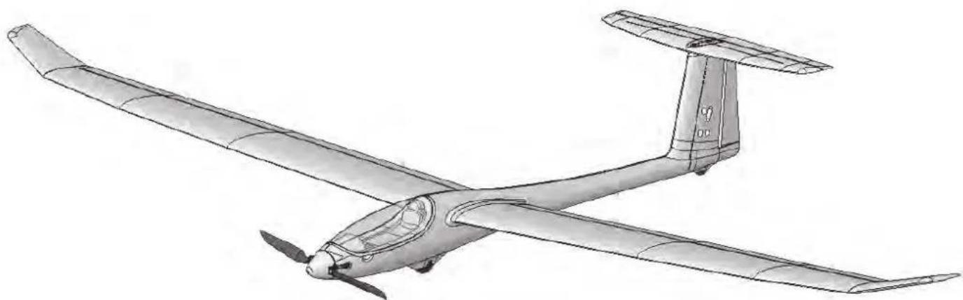 MULTIPLEX Heron - Propeller, propeller hub, spinner set - 1