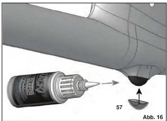 MULTIPLEX Heron - Renforcer et libreer les ailerons + flaps - 16