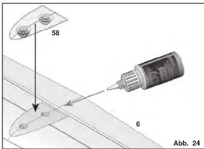 MULTIPLEX Heron - Renforcer et libreer les ailerons + flaps - 23