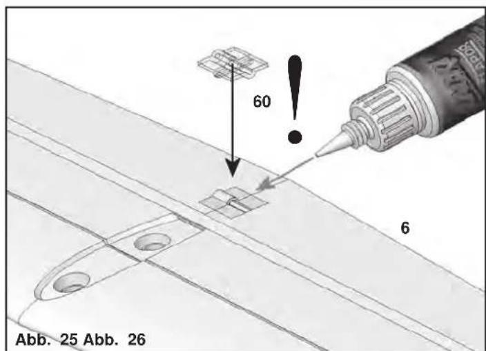 MULTIPLEX Heron - Renforcer et libreer les ailerons + flaps - 24