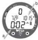 OCEANIC Veo 250 - Affichages temps et date - 1
