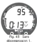 OCEANIC Veo 200 - Mode plongee sans decompression - 1