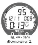 OCEANIC Veo 200 - Mode plongee sans decompression - 3