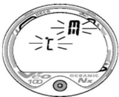 OCEANIC Veo 100Nx - REGLER LES UNITES DE MESURE - 1