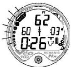 OCEANIC Veo 100Nx - Mode Infraction différée 2 (Fig. 43) - 2