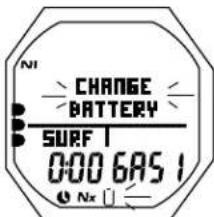 OCEANIC OCS - <=2,50 volts (trop faible - niveau d'alarme) - 3