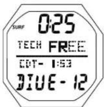 OCEANIC OCI - MENU PRINCIPAL FREE ET TECH FREE (Fig. 117) - 3