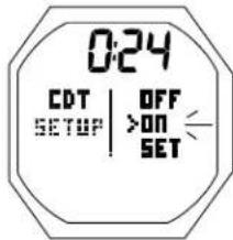 OCEANIC OCI - CHRONOGRAPHE (CHRONO) avec fonction chronomètre/ temps intermédiaire : paramètres affichés (Fig. 7A/B) - 2