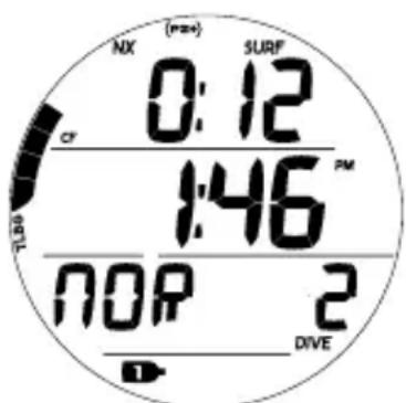OCEANIC GEO 2.0 - MENU/MODES SURFACE NORM - 2