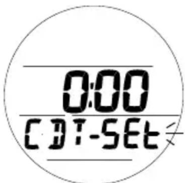 OCEANIC GEO 2.0 - Réglage du minuteur de compte à rebours : paramètres affichés (fig.113) - 1