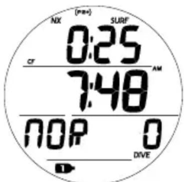 OCEANIC GEO 2.0 - MENU/MODES SURFACE NORM - 1