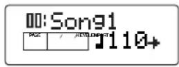 YAMAHA S08 - Modification du tempo - 1
