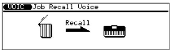 YAMAHA QS300 - Opération de voix Rappel d'édition ("Recall") - 1