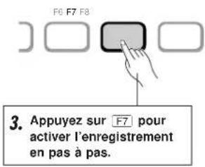 YAMAHA QS300 - Appuyez sur RECORD pour activer le mode d'attente d'enregistrement. - 2
