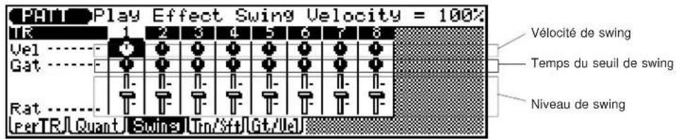 YAMAHA QS300 - Effets de reproduction de figure Swing ("Swing") - 1