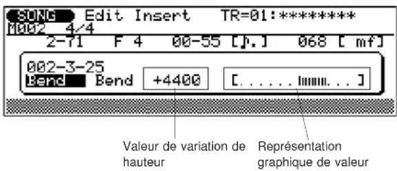 YAMAHA QS300 - Variation de hauteur ("Bend") - 1